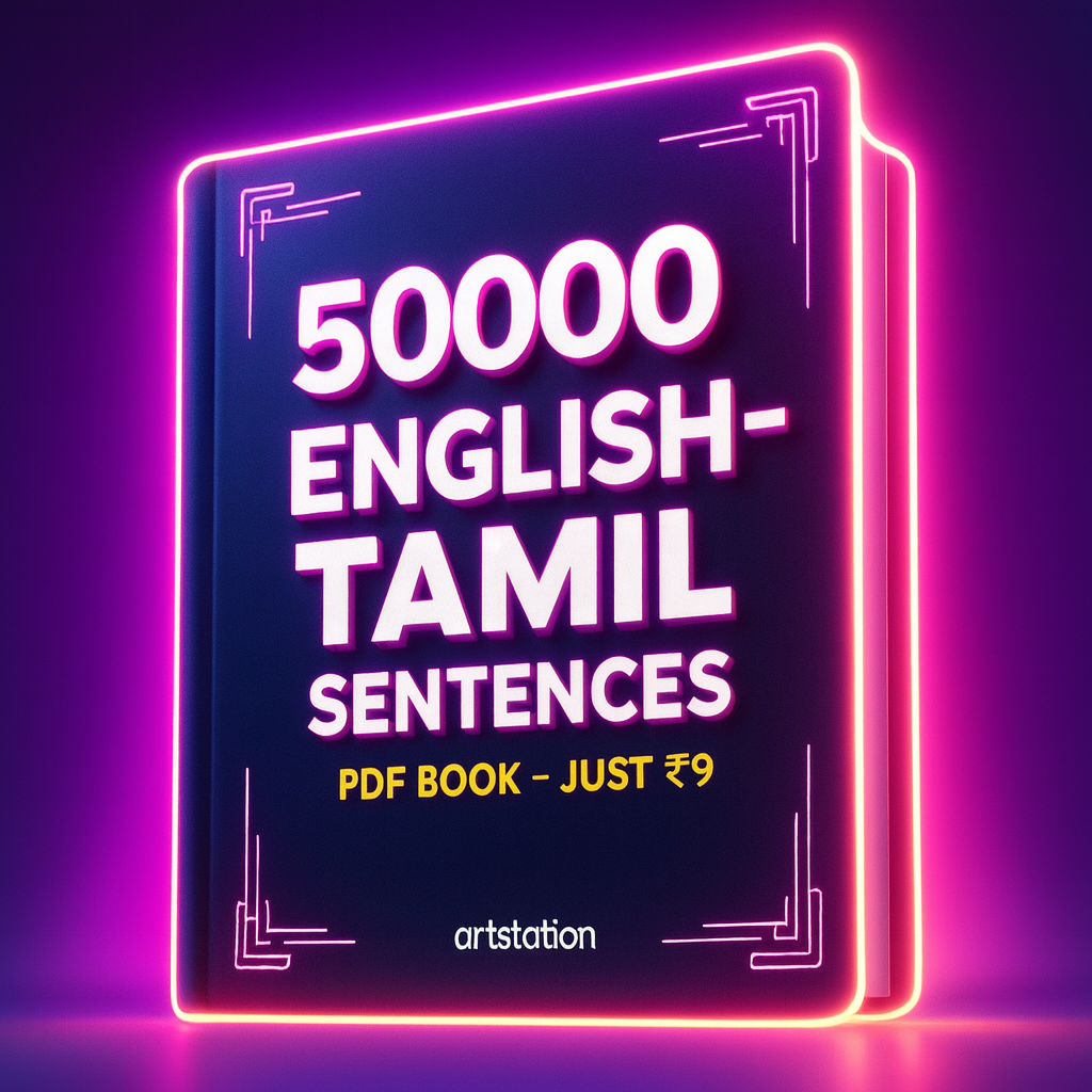 50000 English-Tamil Sentences